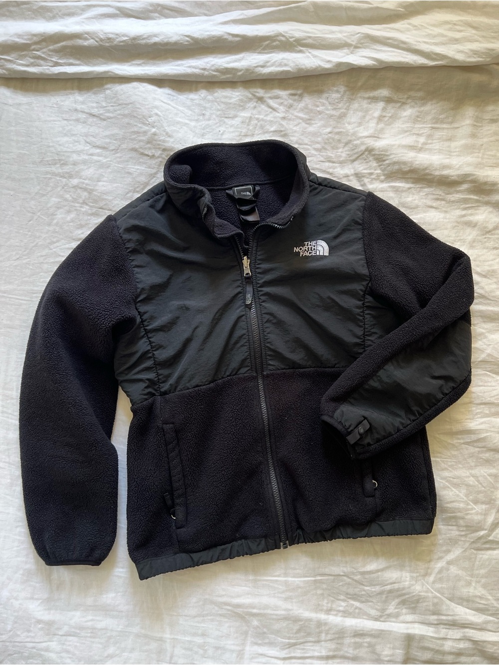 The North Face Girls 14/16 Black Denali Polartec Fleece Jacket AQGG F11